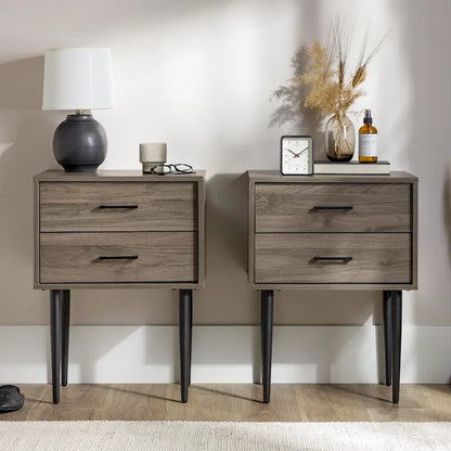 Middlebrook Notto Mid-Century Nightstand (Set of 2)