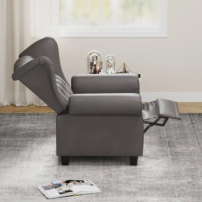 Modern Tufted Push Back Armchair