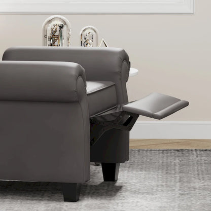 Modern Tufted Push Back Armchair