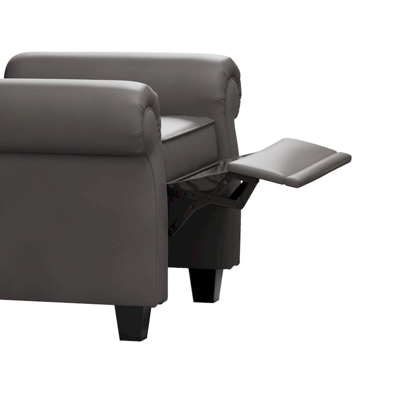 Modern Tufted Push Back Armchair