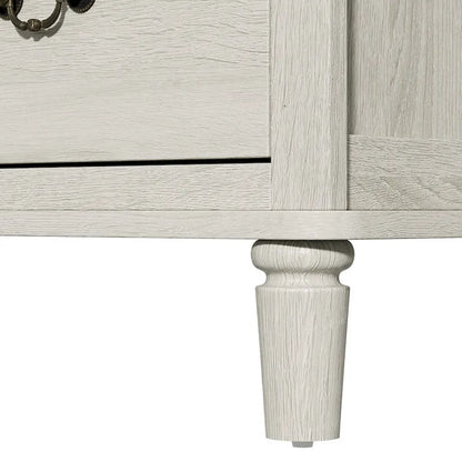 Extra Large 6 Drawer Dresser, Light Grey