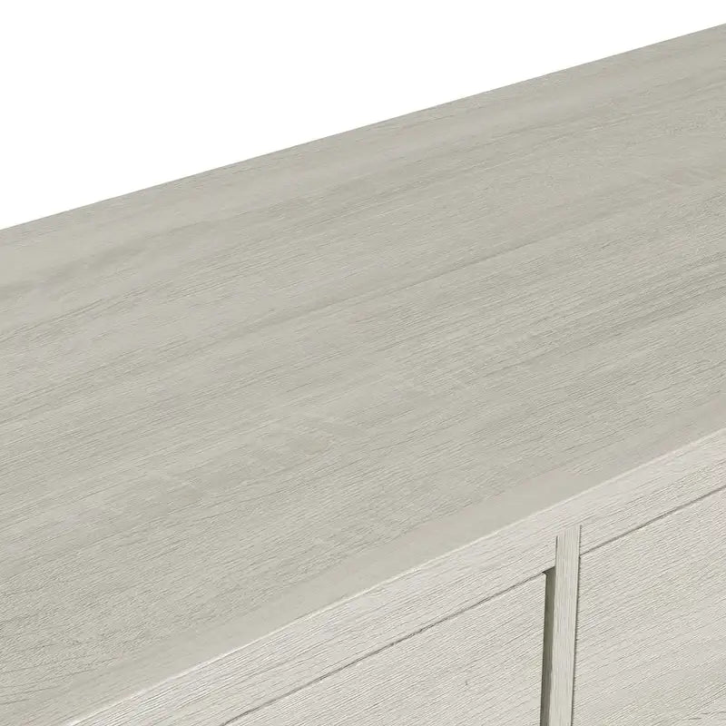 Extra Large 6 Drawer Dresser, Light Grey