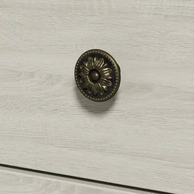 Extra Large 6 Drawer Dresser, Light Grey