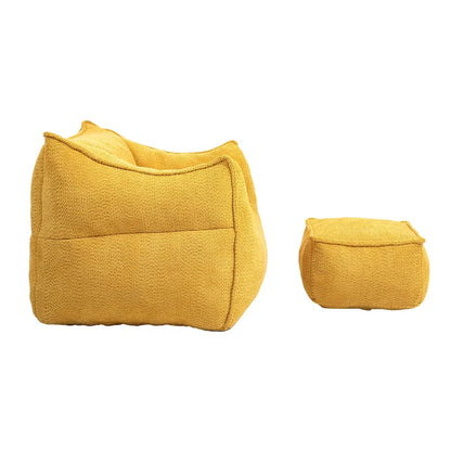 GDFStudio - COOLMORE Boucle Bean Bag Chair with Memory Foam Filling for Ultimate Comfort