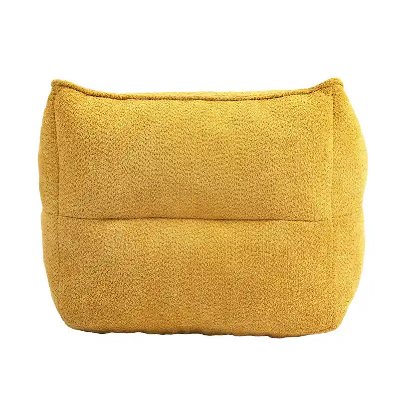 GDFStudio - COOLMORE Boucle Bean Bag Chair with Memory Foam Filling for Ultimate Comfort