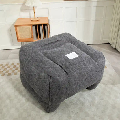 GDFStudio - COOLMORE Boucle Bean Bag Chair with Memory Foam Filling for Ultimate Comfort