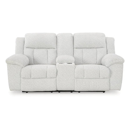Signature Design by Ashley Frohn Double Reclining Loveseat with Console - 80W x 40D x 42H