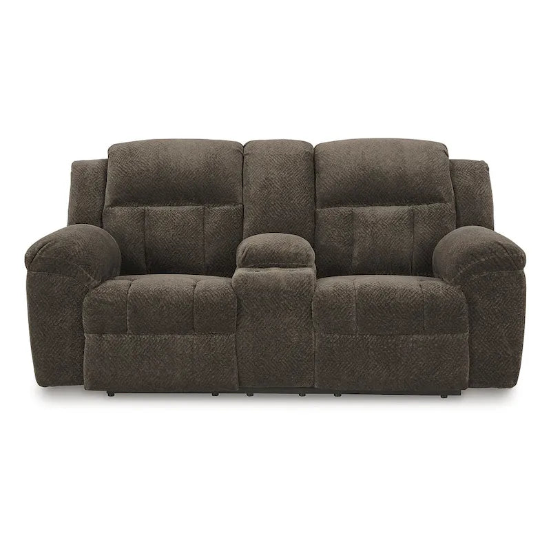Signature Design by Ashley Frohn Double Reclining Loveseat with Console - 80W x 40D x 42H