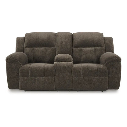 Signature Design by Ashley Frohn Double Reclining Loveseat with Console - 80W x 40D x 42H