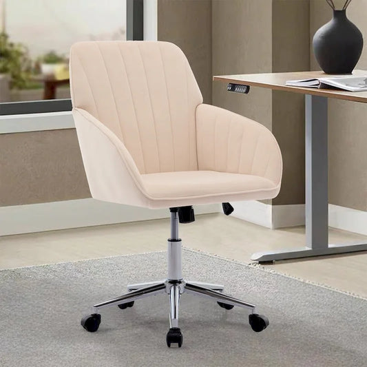 Adjustable Office Chair, Home Bedroom, Ergonomic Swivel Chair, Backrest Seat, Comfortable for Long Sitting