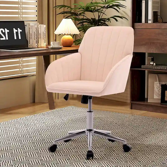 Adjustable Office Chair, Home Bedroom, Ergonomic Swivel Chair, Backrest Seat, Comfortable for Long Sitting