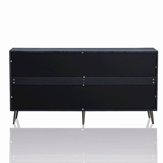 Modern Lacquered 4 Door Wooden Cabinet Sideboard Buffet Server Cabinet Storage Cabinet