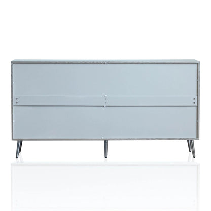 Modern Lacquered 4 Door Wooden Cabinet Sideboard Buffet Server Cabinet Storage Cabinet