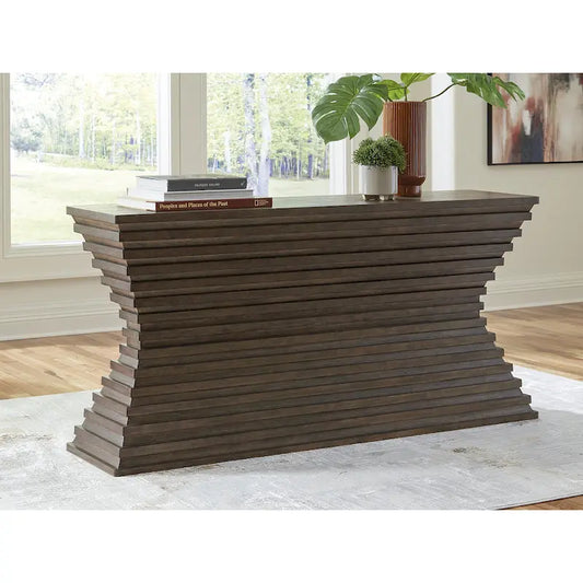 Signature Design by Ashley Hannodream Brown Sofa Table - 72 W x 18 D x 34.75 H