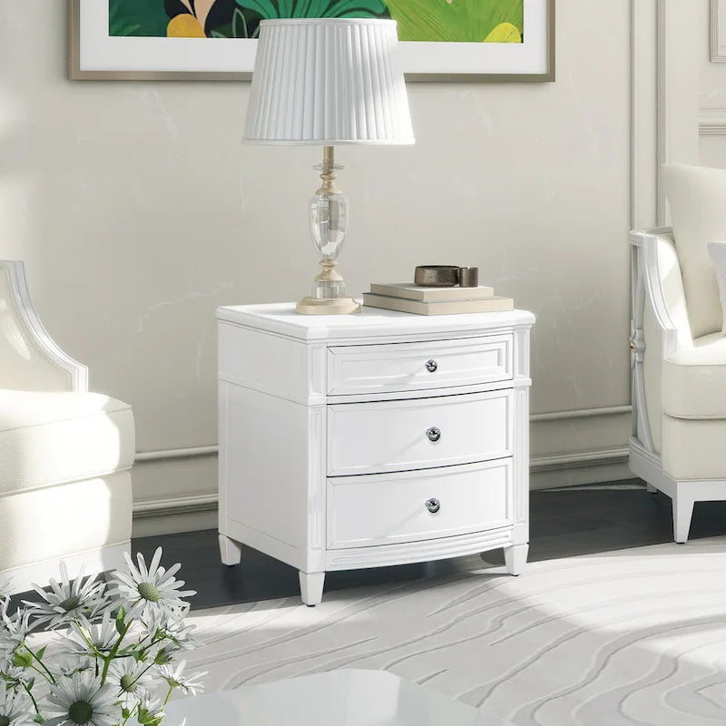 Dauphin 23.5 3-Drawer Storage End Table