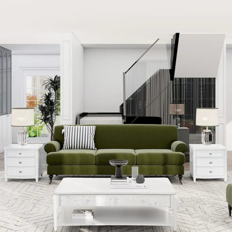 Dauphin 23.5 3-Drawer Storage End Table