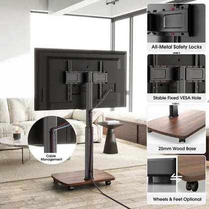 Rolling TV Stand