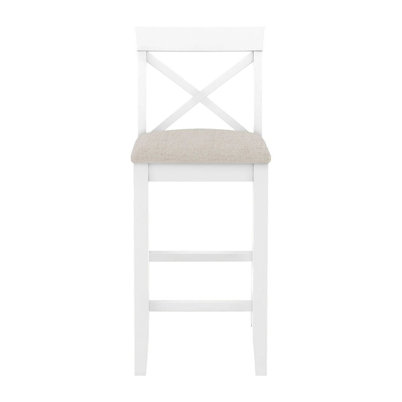 3-Piece Dining Table and Chair Set, Small Counter Height Table and Chair Set with Kitchen Breakfast Nook and 2 Chairs