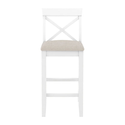 3-Piece Dining Table and Chair Set, Small Counter Height Table and Chair Set with Kitchen Breakfast Nook and 2 Chairs