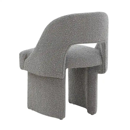 Boucle Set of 2 Modern Elegant Upholstered Accent Chair with MDF Wood Frame for Home Office Living Room & Bedroom