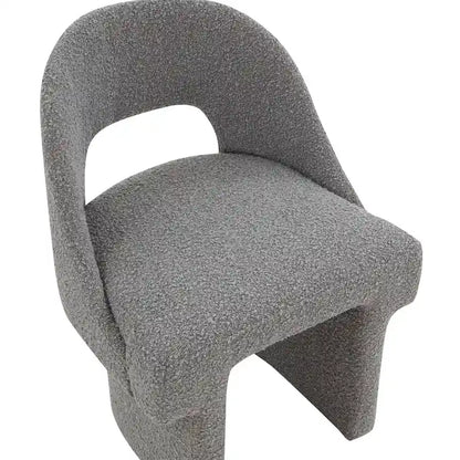 Boucle Set of 2 Modern Elegant Upholstered Accent Chair with MDF Wood Frame for Home Office Living Room & Bedroom