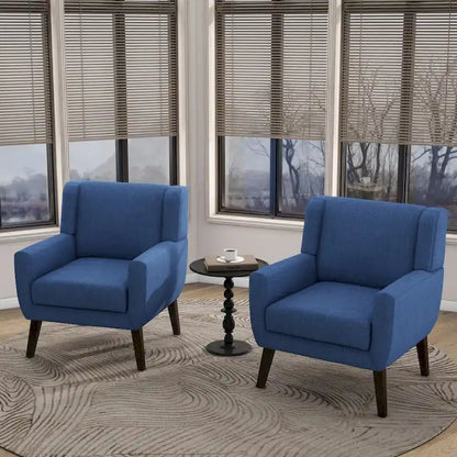 Modern Armchair Upholstered Accent Chair Set of 2
