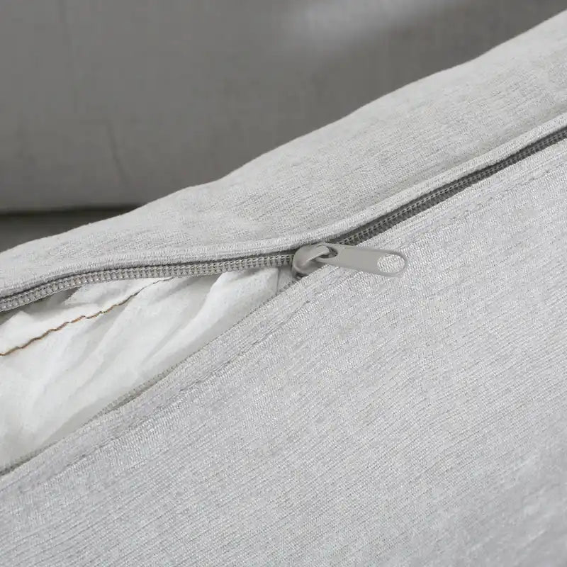 Modern 39.17 Upholstered Accent Chair with Solid Metal Legs and Pillow for Living Room