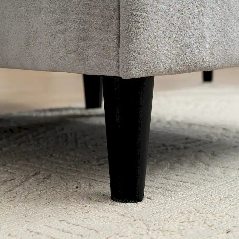 78.74 3-Seater L-Shaped Convertible Sectional Sofa with Footstools and Storage