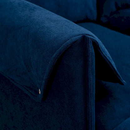 78.74 3-Seater L-Shaped Convertible Sectional Sofa with Footstools and Storage