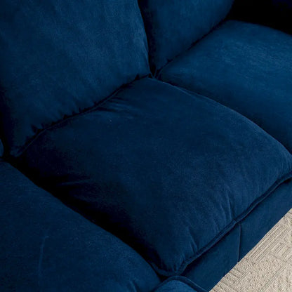 78.74 3-Seater L-Shaped Convertible Sectional Sofa with Footstools and Storage