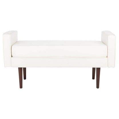 SAFAVIEH Rosalee Mid-Century Modern 25-inch Bench - 49 W x 18 L x 25 H - 49Wx18Dx25H