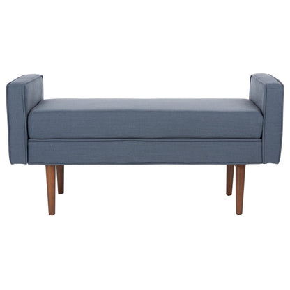 SAFAVIEH Rosalee Mid-Century Modern 25-inch Bench - 49 W x 18 L x 25 H - 49Wx18Dx25H