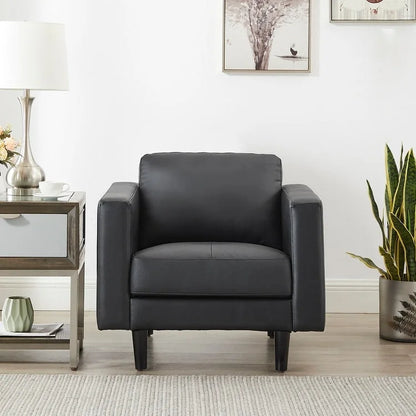 Genuine Mid-Century Leather Sofa Couch for Living Room Luxury Couch Sofa Furniture for Home Office Bedroom