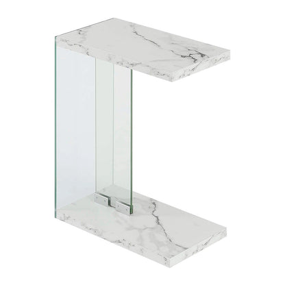 Convenience Concepts SoHo Glass C End Table