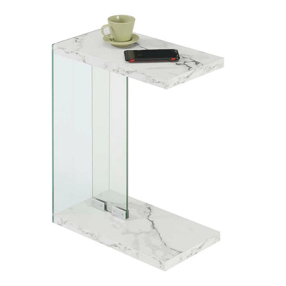 Convenience Concepts SoHo Glass C End Table
