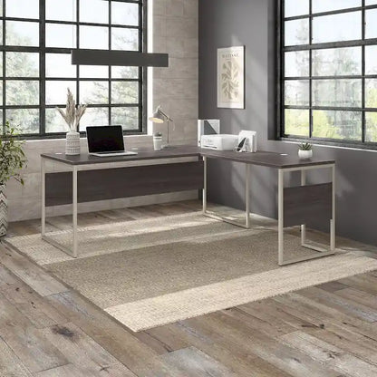 Hybrid 72W x 30D L Shaped Table Desk by Bush Business Furniture