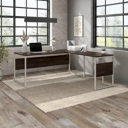 Hybrid 72W x 30D L Shaped Table Desk by Bush Business Furniture