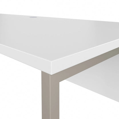 Hybrid 72W x 30D L Shaped Table Desk by Bush Business Furniture