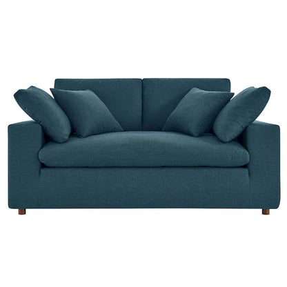 Commix Down Filled Overstuffed Loveseat - N/A