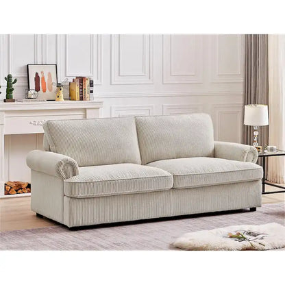 US Pride Furniture Viviana 76 inch Polyester Cushion Back Sofa Bed