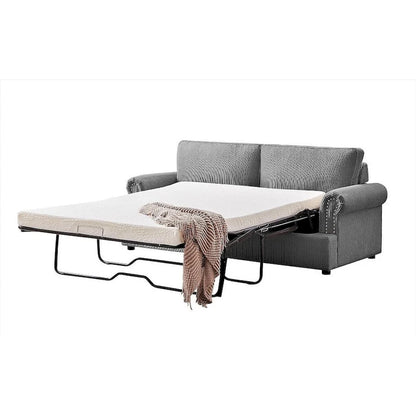 US Pride Furniture Viviana 76 inch Polyester Cushion Back Sofa Bed