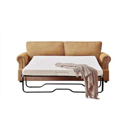 US Pride Furniture Viviana 76 inch Polyester Cushion Back Sofa Bed