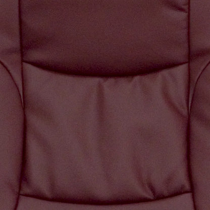 Contemporary Multi-Position Recliner and Ottoman with Wrapped Base