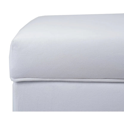 Mid Century Modern Tufted Upholstered Living Room Bench