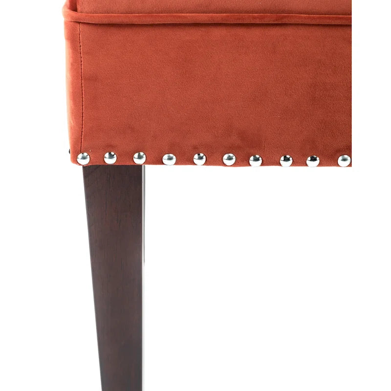 Mid Century Modern Tufted Upholstered Living Room Bench