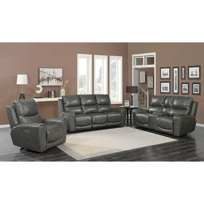 Steve Silver Fyti Top Grain Leather Power Reclining 3-piece Set