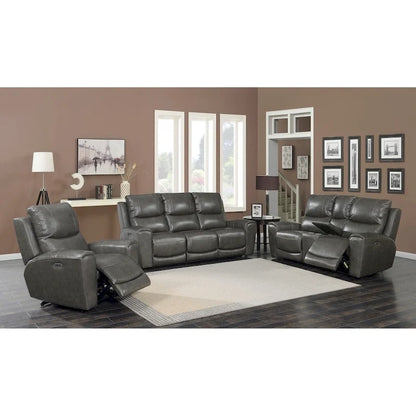 Steve Silver Fyti Top Grain Leather Power Reclining 3-piece Set