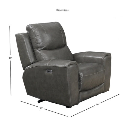 Steve Silver Fyti Top Grain Leather Power Reclining 3-piece Set