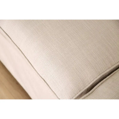 Gami Transitional Linen Fabric Skirted Sectional by Furniture of America