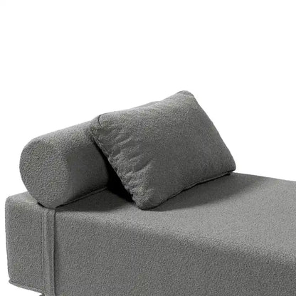 Jaxx Alvy Indoor Lounger / Daybed - Luxurious Lounger with Maple Feet, Boucle